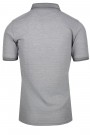 Man’s t-shirt polo in light grey color