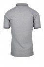 Man’s t-shirt polo in light grey color