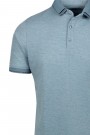 Man’s t-shirt polo in sky blue color