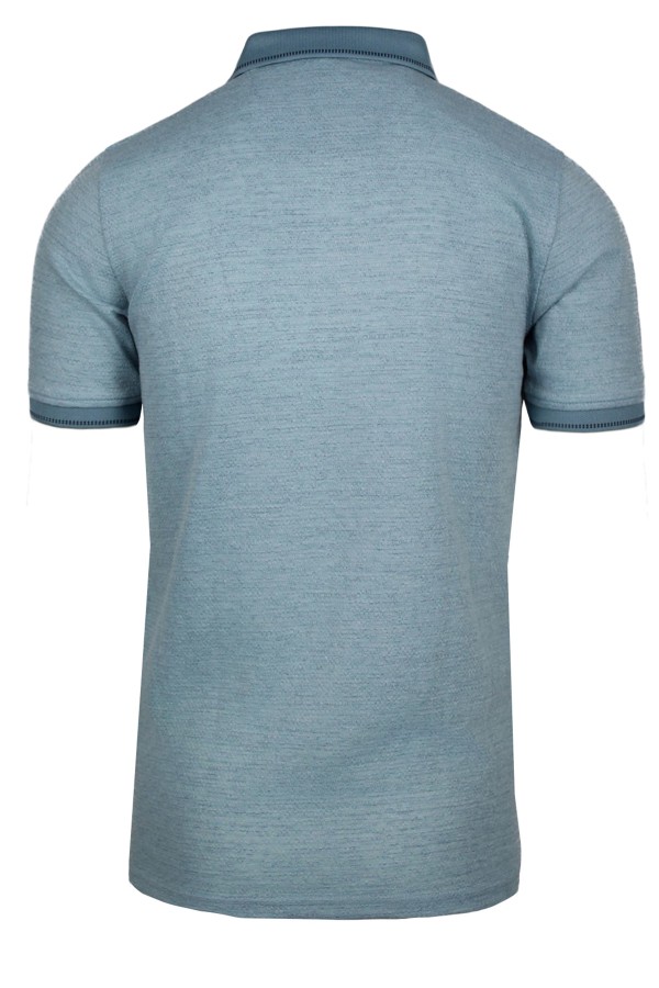 Man’s t-shirt polo in sky blue color