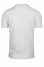 Man's white t-shirt with buttons 