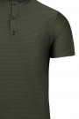 Man's κhaki t-shirt with buttons