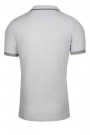 Man’s white t-shirt polo