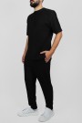 Man’s black oversized t-shirt 