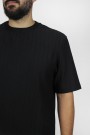 Man’s black oversized t-shirt 