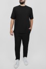 Man’s black oversized t-shirt 