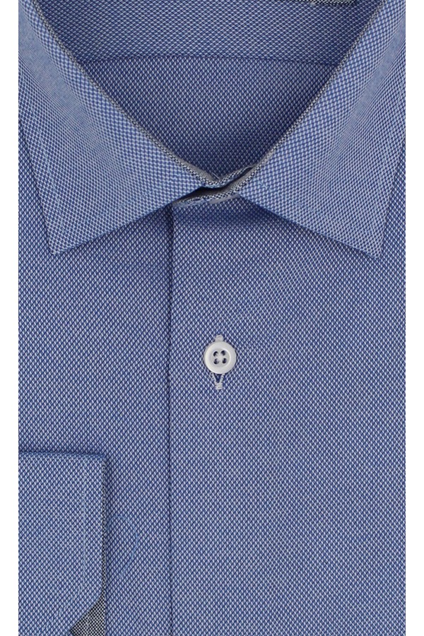 Man's ciel shirt with textured weave slim fit