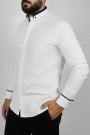 Man’s white wedding shirt