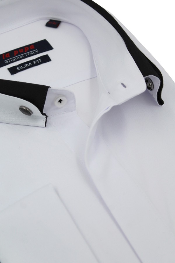 Man’s white wedding shirt