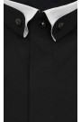 Man’s black  wedding shirt