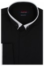 Man’s black  wedding shirt