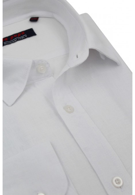 Man's white linen shirt  