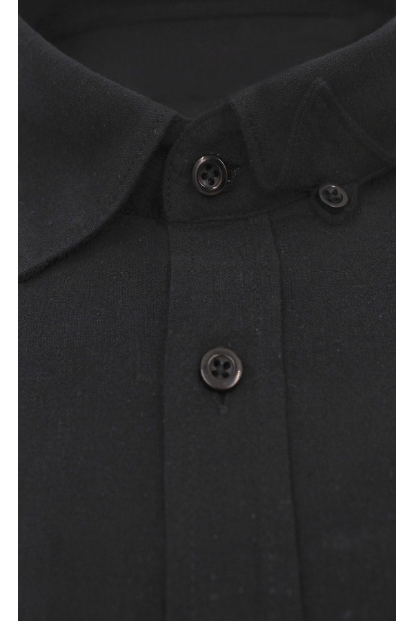 Man's black linen shirt  