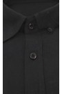 Man's black linen shirt  