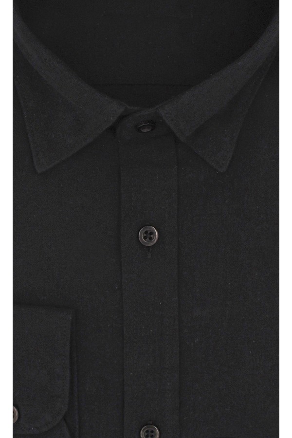 Man's black linen shirt  