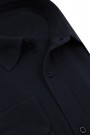  Man's dark blue linen shirt