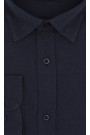  Man's dark blue linen shirt