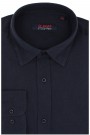  Man's dark blue linen shirt