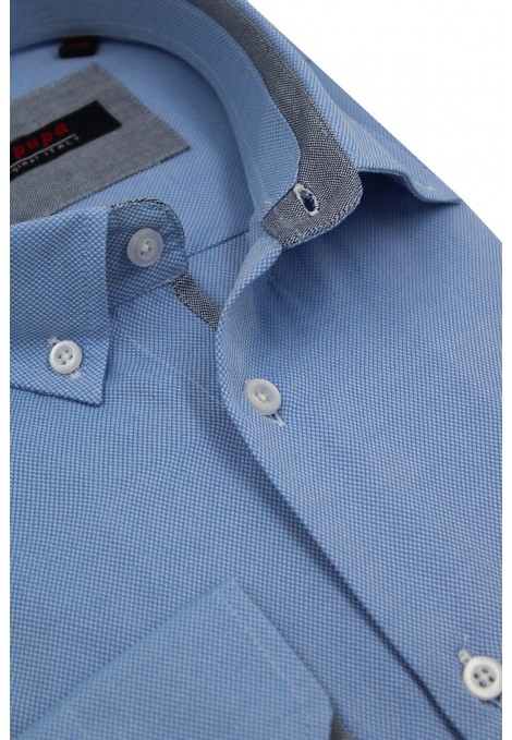  Man’s ciel shirt with textured weave 