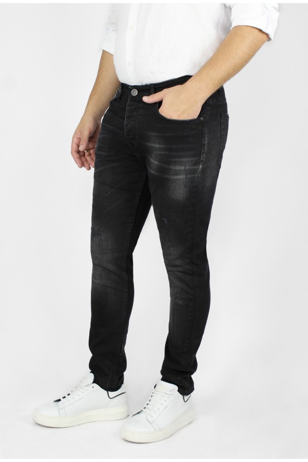 Man's black jeans