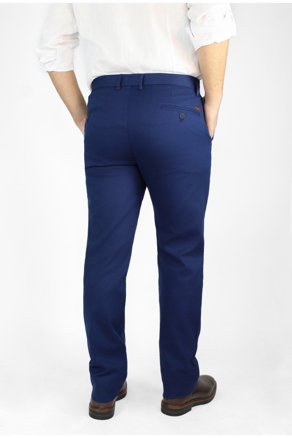 Man's blue pants chino