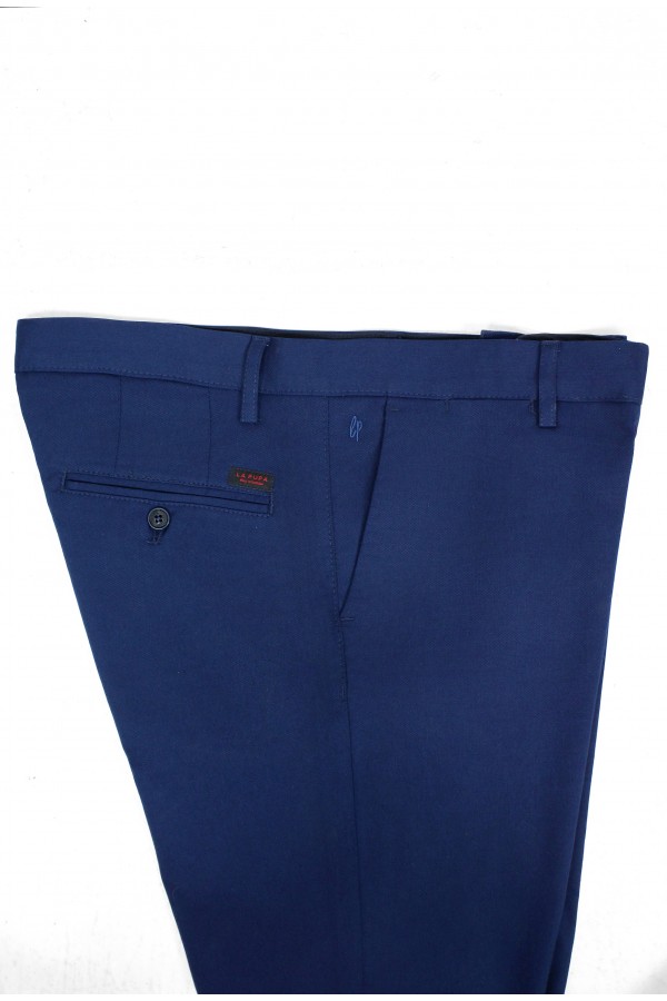 Man's blue pants chino