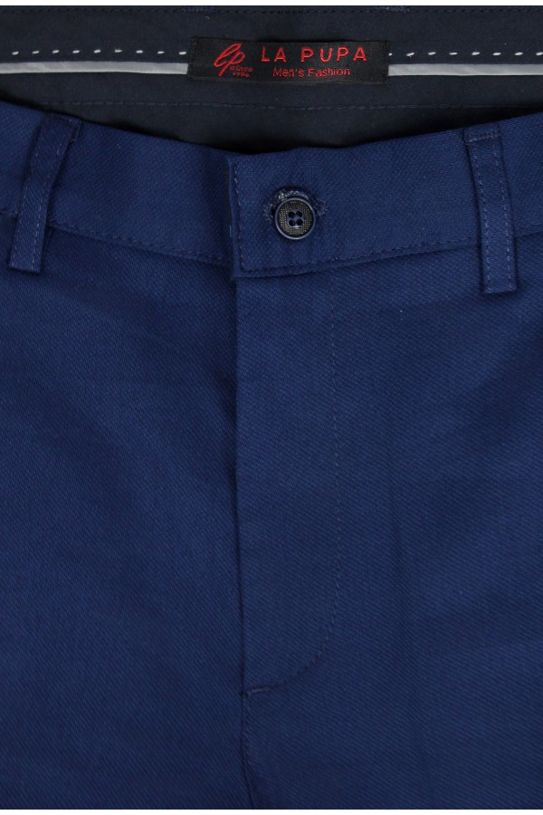 Man's blue pants chino