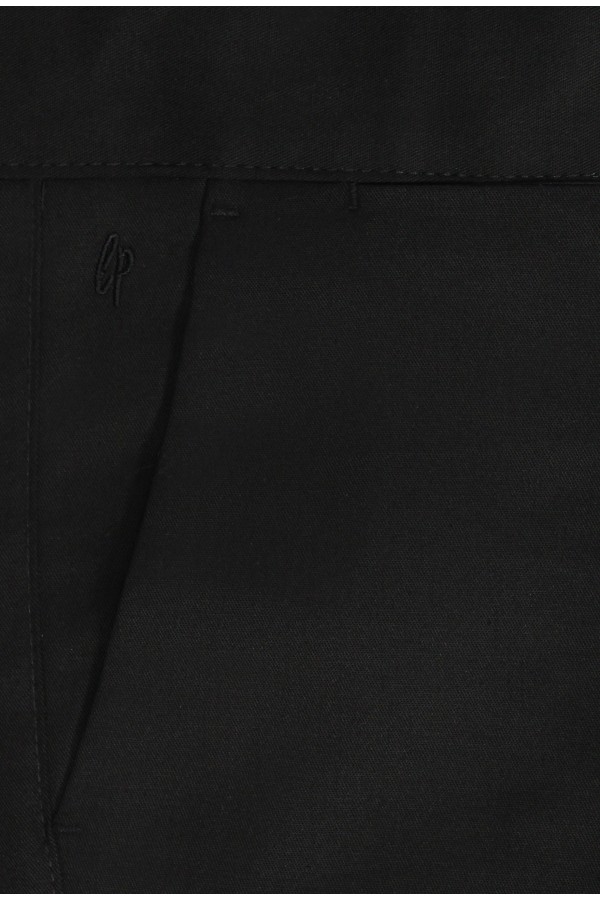 Man's black pants chinos