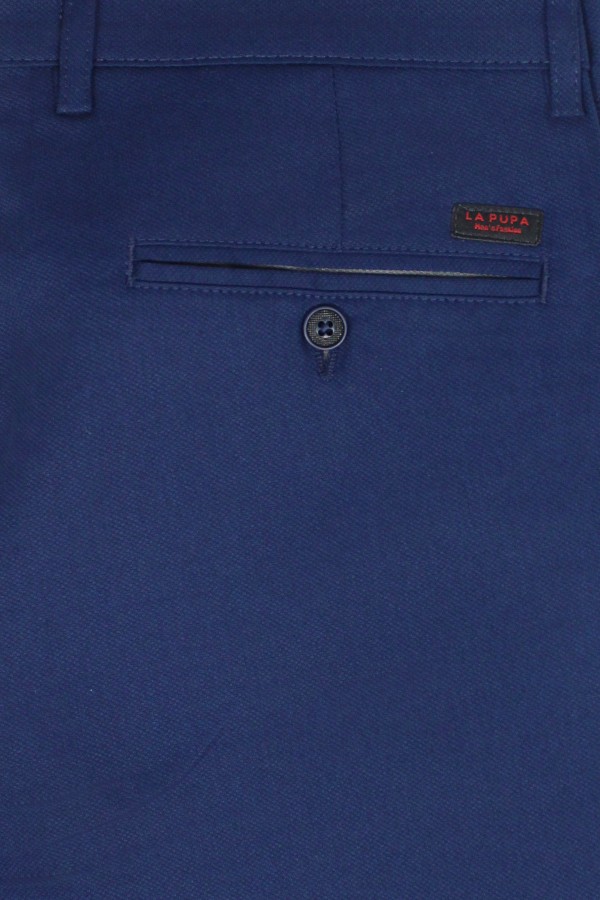 Man's blue pants chino slim fit