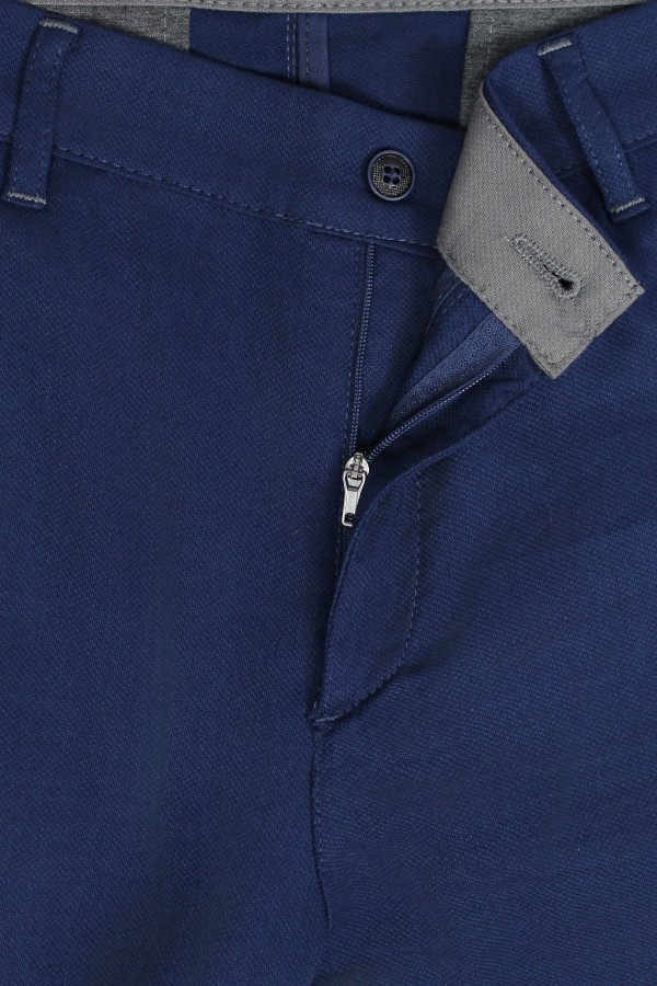 Man's blue pants chino slim fit