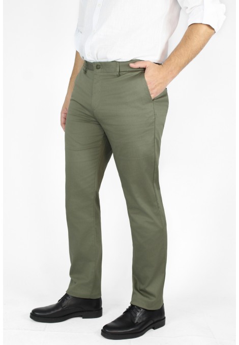 Man's khaki pants chino slim fit