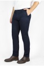 Man's dark blue pants chino slim fit         