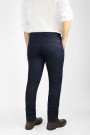 Man's dark blue pants chino slim fit         