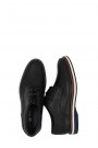 Man’s black shoes