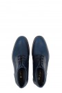 Man’s blue shoes