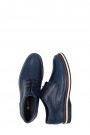 Man’s blue shoes