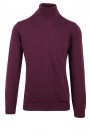 Man's bordeuax turtleneck