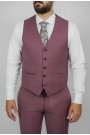 La pupa man's vest in rotten apple color mixed wool