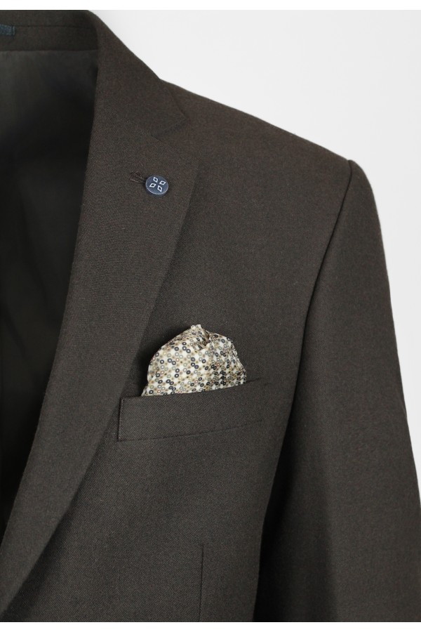 Man's brown wool blazer