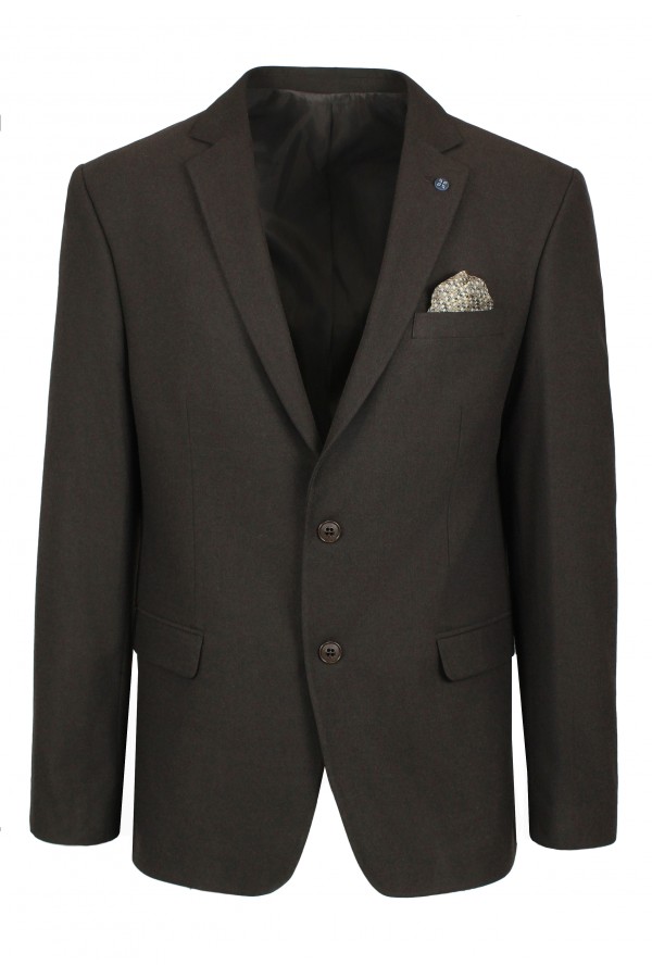 Man's brown wool blazer