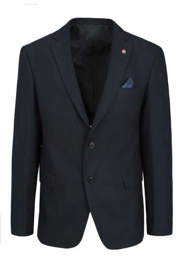 Man's dark blue wool blazer 