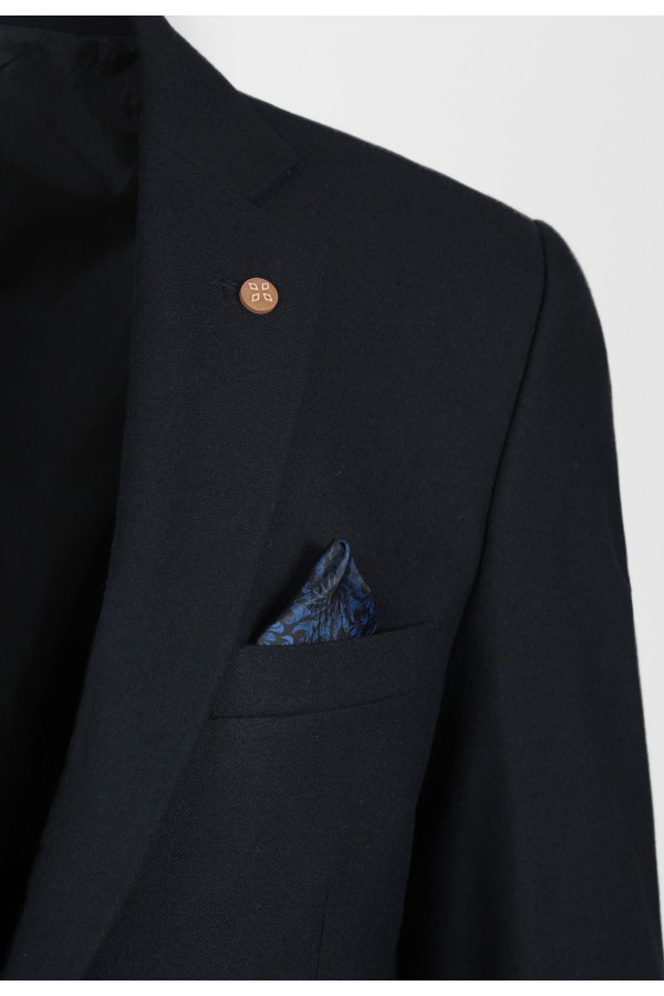 Man's dark blue wool blazer 