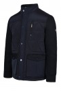 Man's winter dark blue jacket