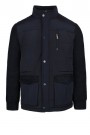 Man's winter dark blue jacket