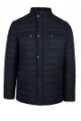 Man's dark blue jacket