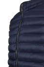 Man's dark blue sleeveless jacket