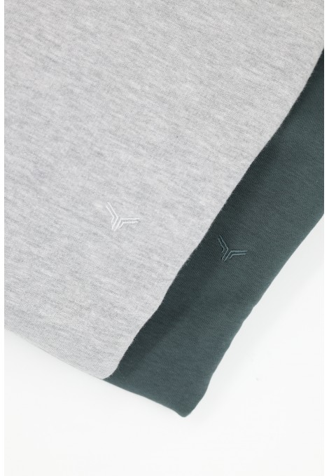 Man’s light grey long sleeve