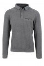 Man's anthracite grey t-shirt polo