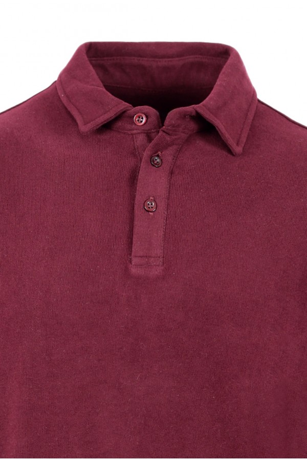 Man's bordeuax t-shirt polo