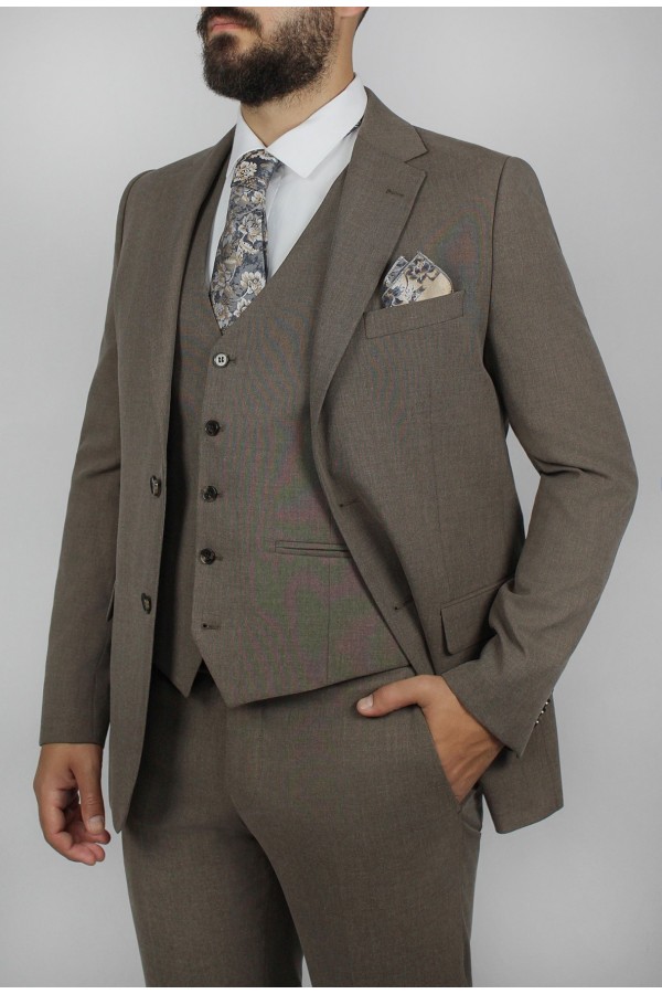  Man's brown suit